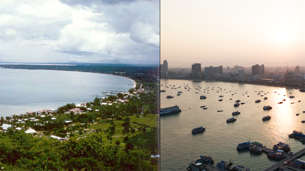 Pattaya City Before and After